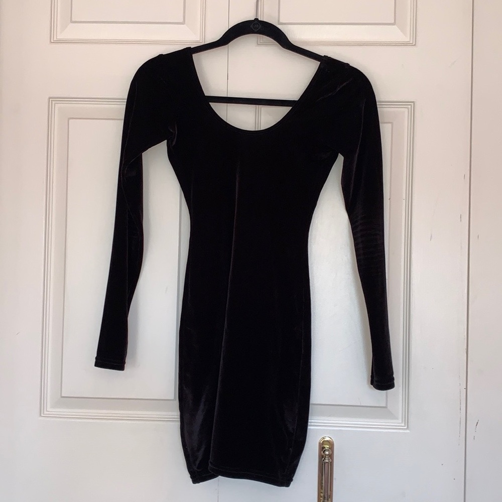American Apparel Velvet Bodycon Dress